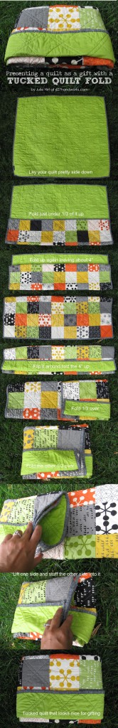 Tucked Quilt Fold